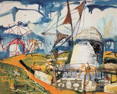 赵开坤 大风车 65×82cm